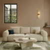 Calvique 3-Seater Sofa – Off White