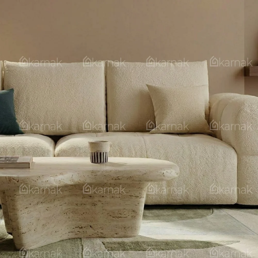 Calvique 3-Seater Sofa – Off White