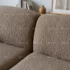 Kenvora Modern 3-Seater Sofa – Brown