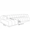 Carvesta L-Shape Sofa – Brown