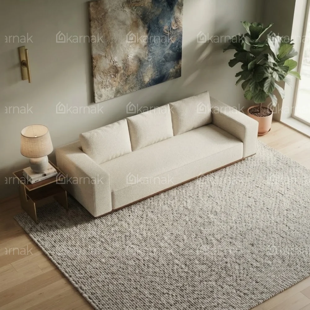 Zenvoria 3-Seater Sofa – Beige