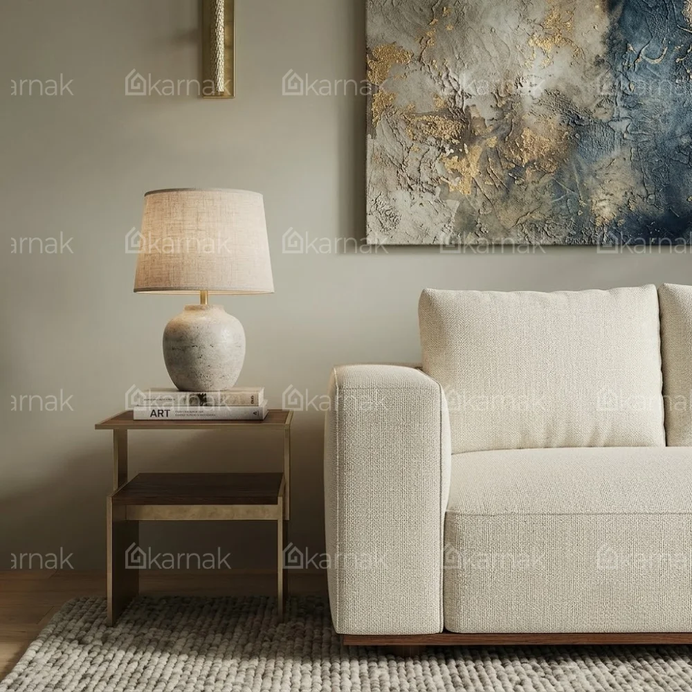 Zenvoria 3-Seater Sofa – Beige
