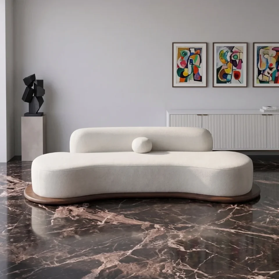 Elvoria 3-Seater Sofa – Off White…