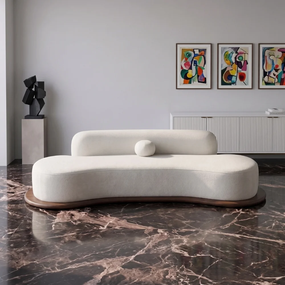 Elvoria 3-Seater Sofa – Off White