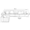 Belevra L-Shaped Sofa – Beige