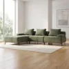 Virenza L-Shape Sofa – Green