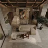 Cavero L-Shape Sofa – Beige