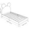 Clouden Kids Bed – Grey