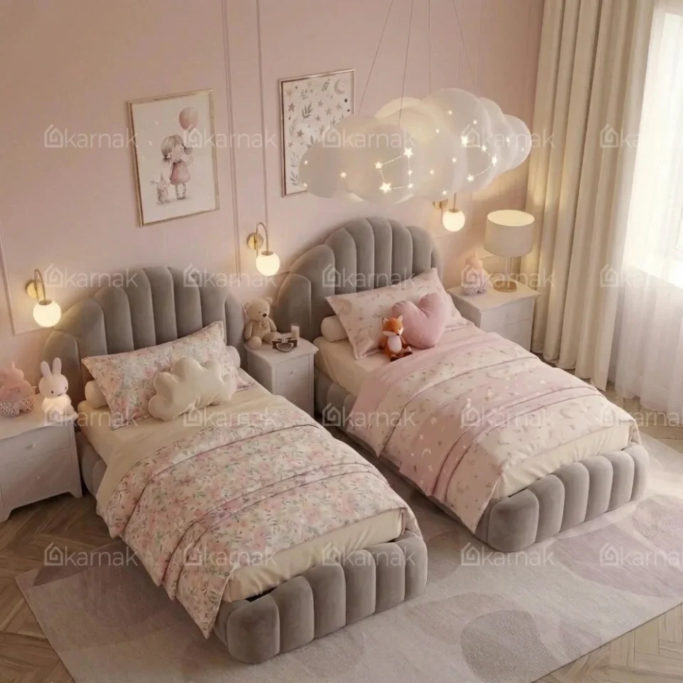 Petalia Pink Kids Single Bed