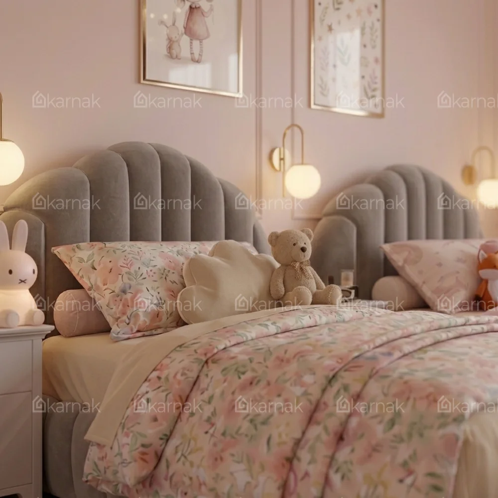 Petalia Pink Kids Single Bed