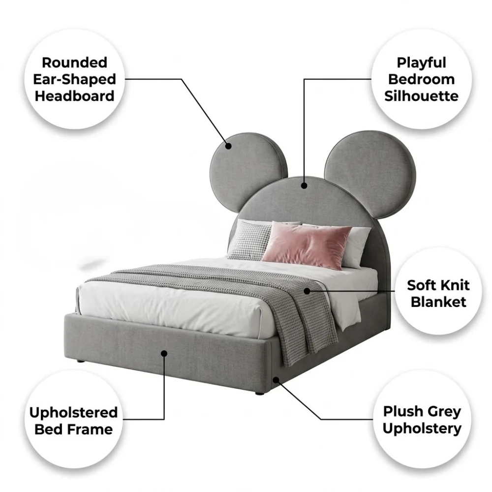 Batvora Edition Kids Bed – Black