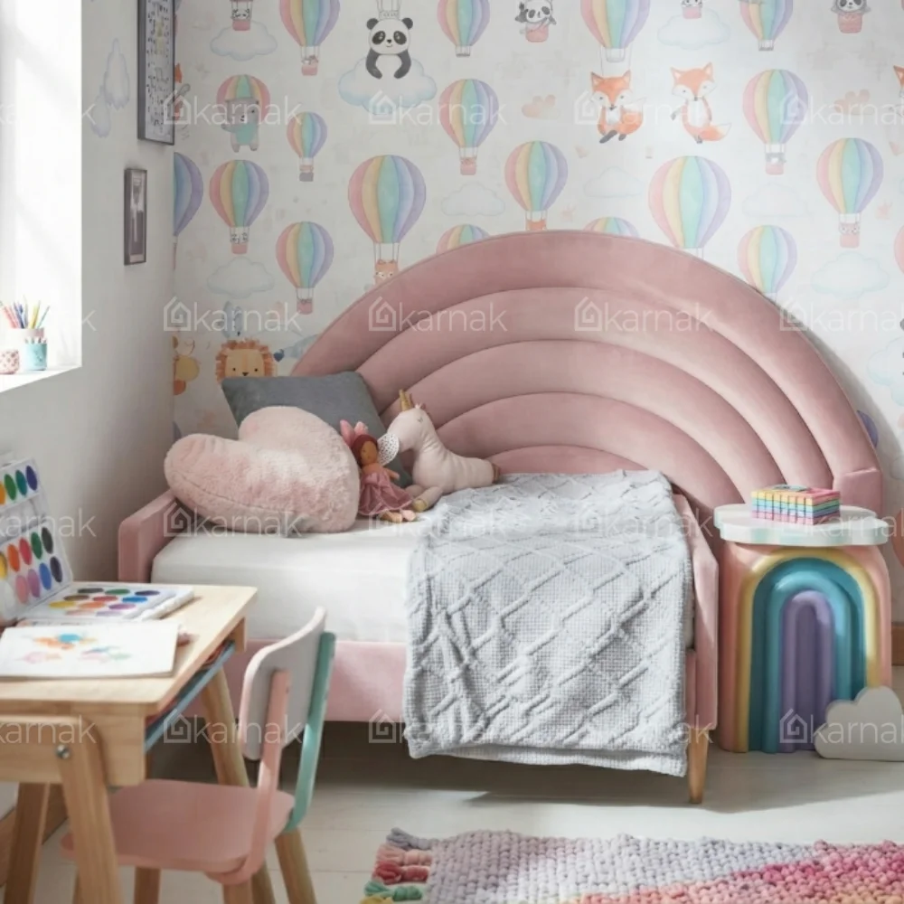 Rainovia Rainbow Kids Bed – Pink