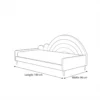 Rainovia Rainbow Kids Bed – Pink