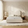 Curvessa Curved Headboard Bed