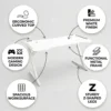 Xtrike Gaming Table White