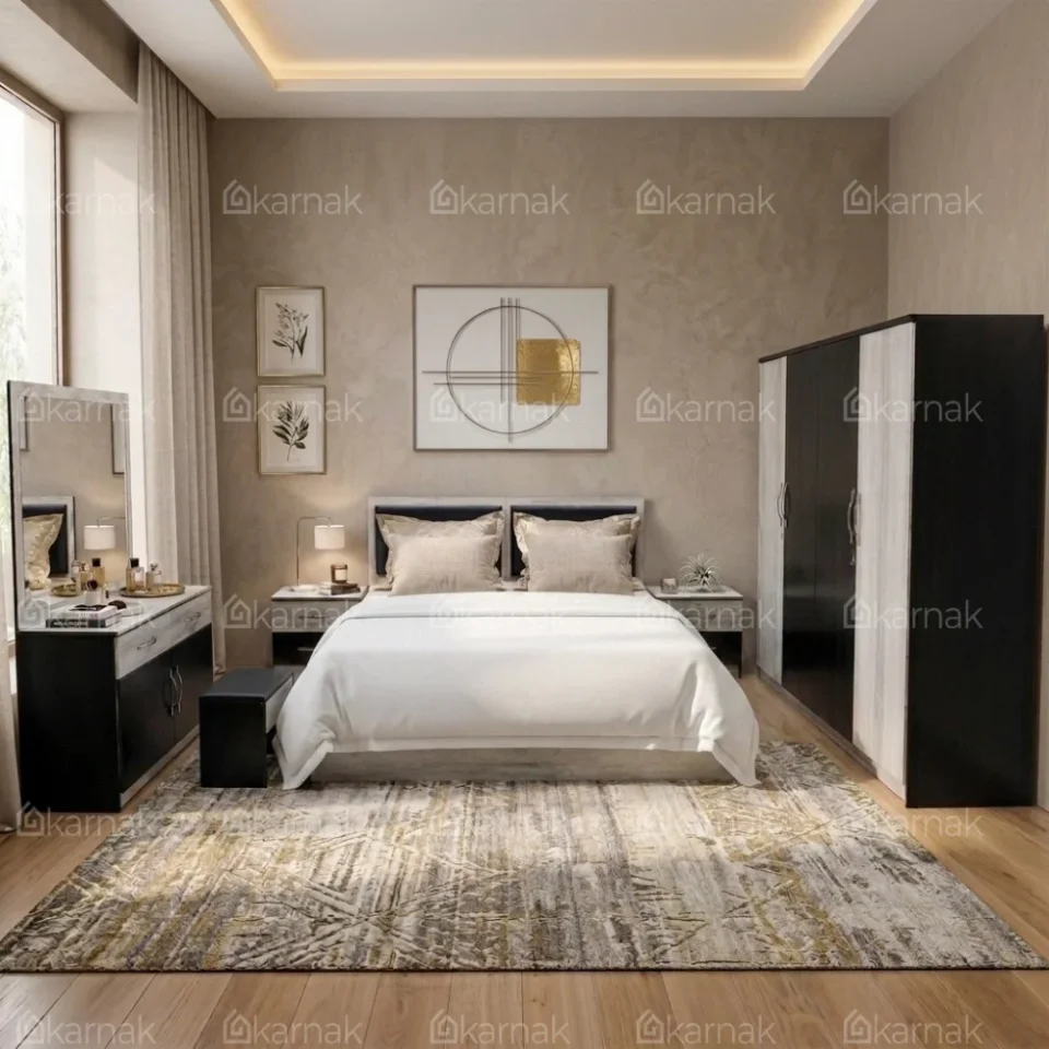 Italian Bedroom Set – Fume & Wenge…
