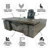Riter L Shape Office Table