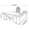 Riter L Shape Office Table