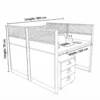Alaska Two Person Workstation – Coffee + Grey