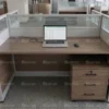 Agrohome Two Person Workstation – Coffee + Grey