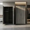 Waldron Two Door Wardrobe – Marble + Oak