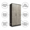 Wayfair Three Door Wardrobe – Marble + Oak