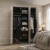 Wayfair Three Door Wardrobe – Marble + Oak
