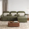 Kivano Sofa Bed With Storage – Olive