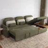 Kivano Sofa Bed With Storage – Olive