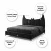 Knightix Batman Edition Kids Bed – Black