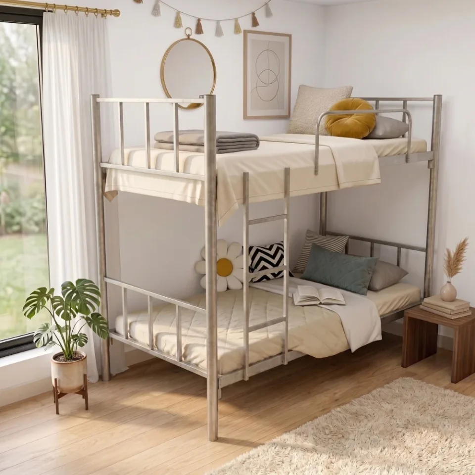 Leo Heavy Duty Steel Bunk Bed