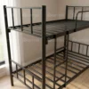 Leo Heavy Duty Steel Bunk Bed  – Black