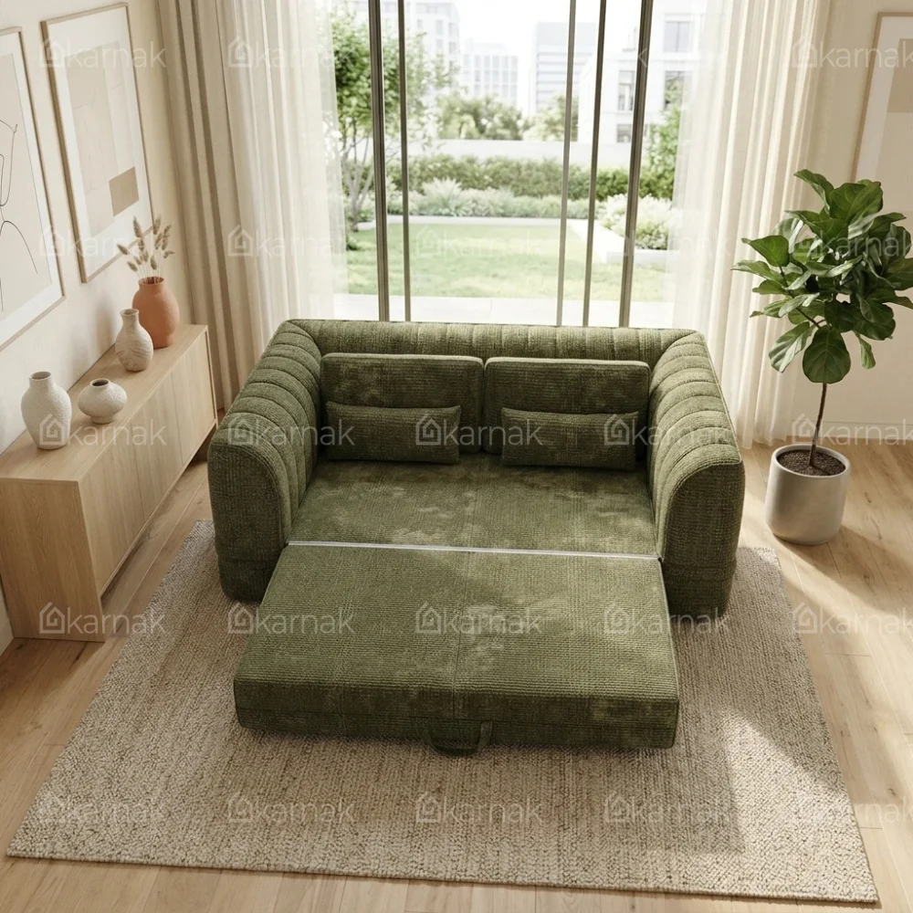 Levrona Sofa Bed – Green