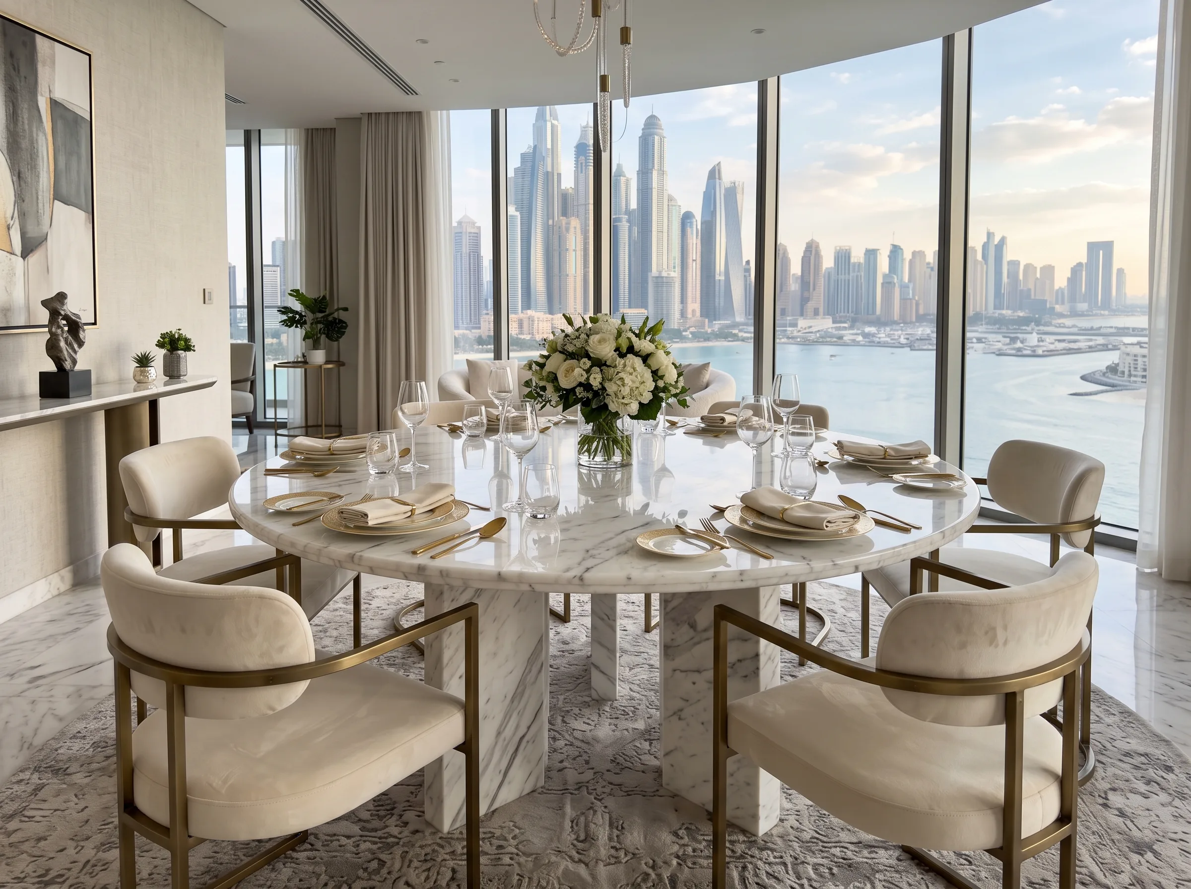 Marble Dining Tables Dubai UAE