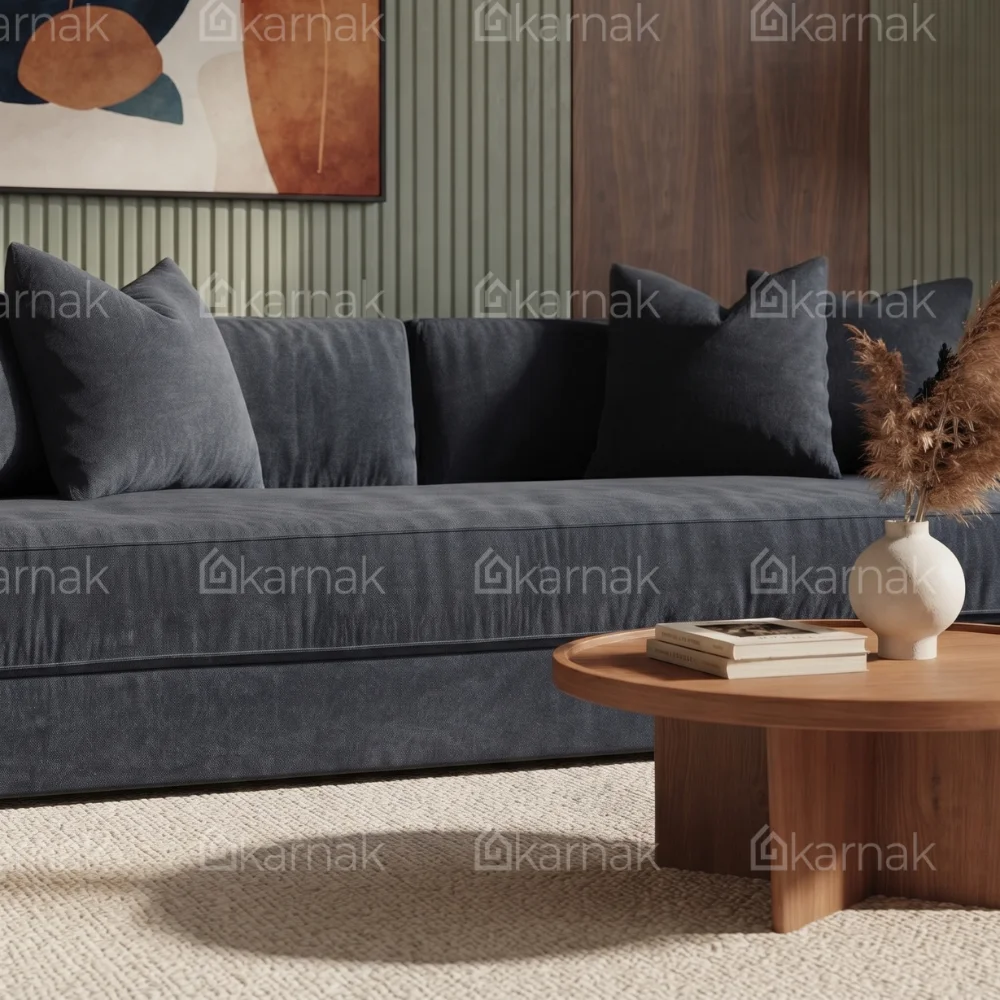 Merovian 3-Seater Sofa – Grey