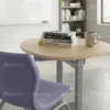 Micke Study Desk with Chair and Table – Beech