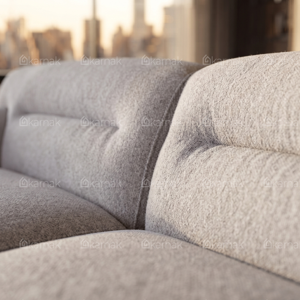 Morvique Modern 3-Seater Sofa – Brown