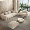 Norellis Sofa Set – 2+1+Ottoman – Beige