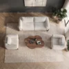 Norquza Sofa Set – 2+1+1 Seater – White