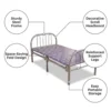 Norruden 4 Folding Bed – Blue