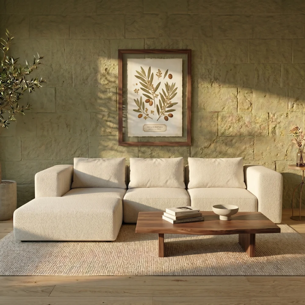 Ravento 3-Seater Sofa – Off White