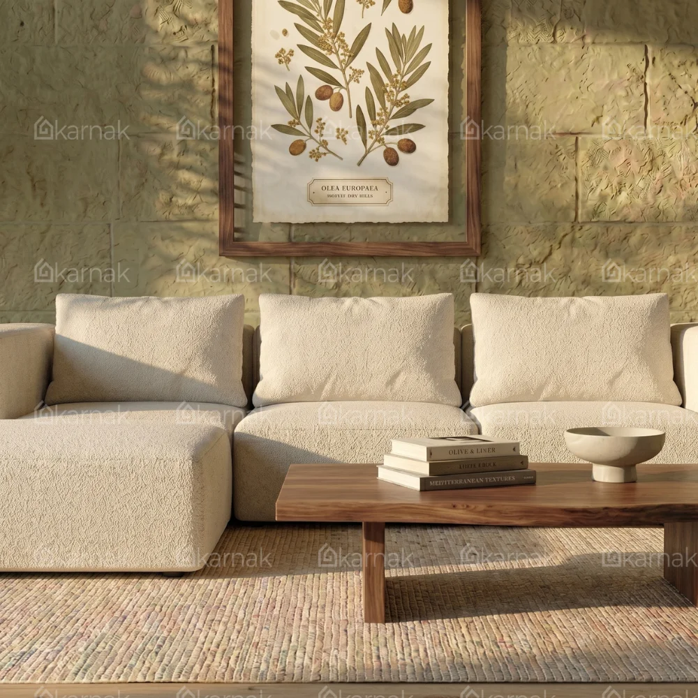 Ravento 3-Seater Sofa – Off White