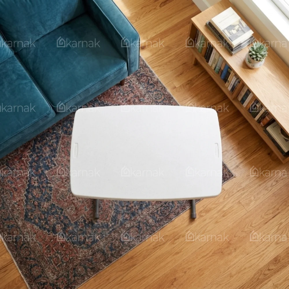 Skubb Square Folding Table – White