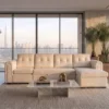 Solvix 4-Seater Sofa Bed – Cream