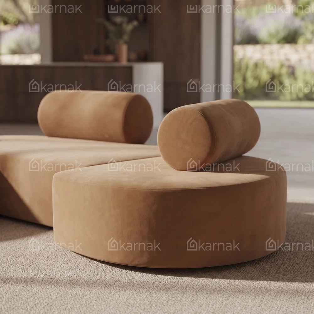 Torvexa 3-Seater Sofa – Brown