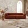 Trevique 3-Seater Sofa – Brown