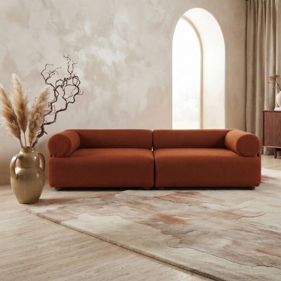 Trevique 3-Seater Sofa – Brown…