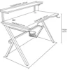 Tribesign Large Gaming Table – Black