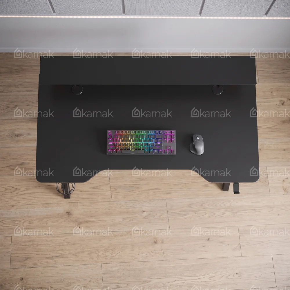 Tribesign Large Gaming Table – Black