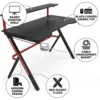 Tribesign Large Gaming Table – Black